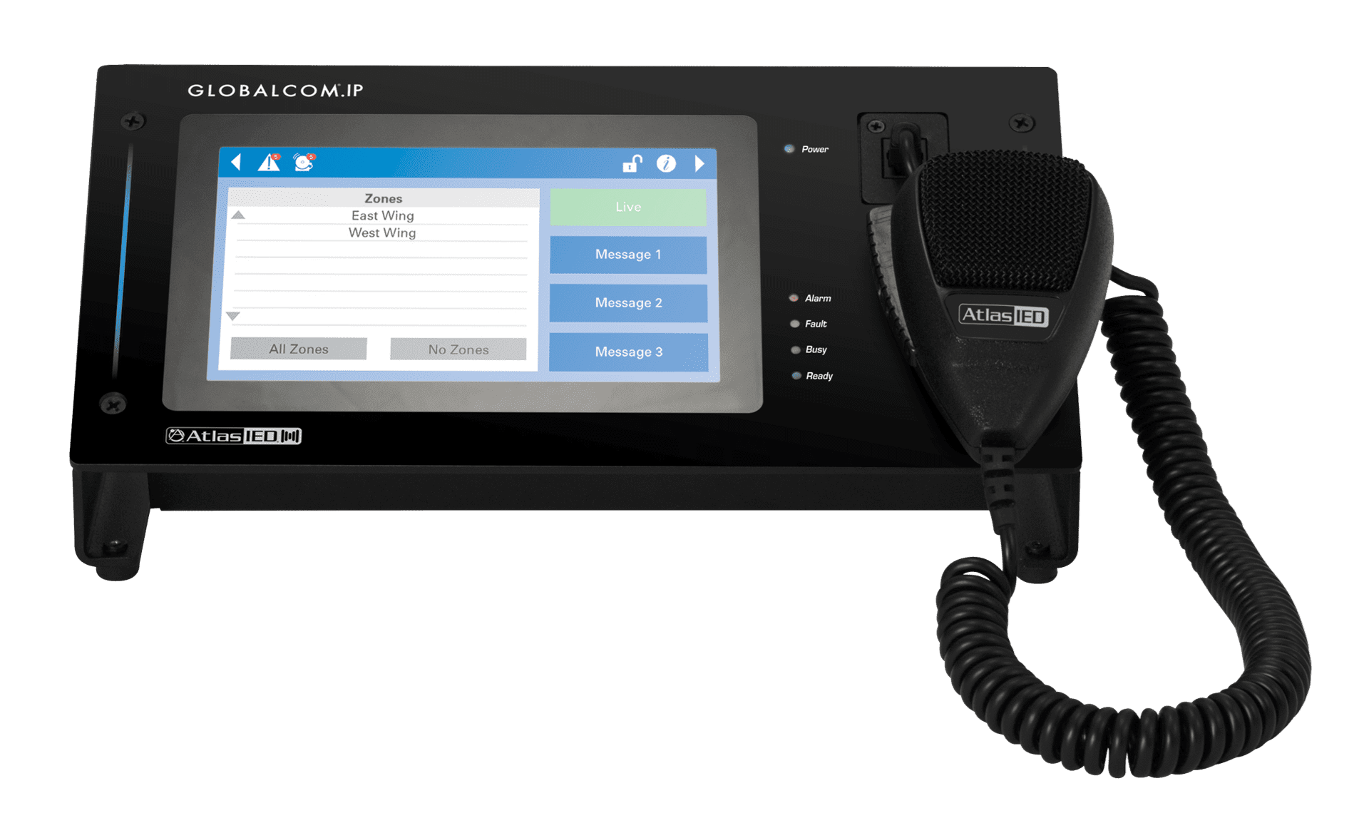 0025605_globalcomip-touch-screen-digital-communication-station-with-dante-message-channels-and-handheld-mic|atlasied-ipcsdtouch