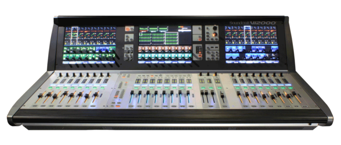 Audio mixing console