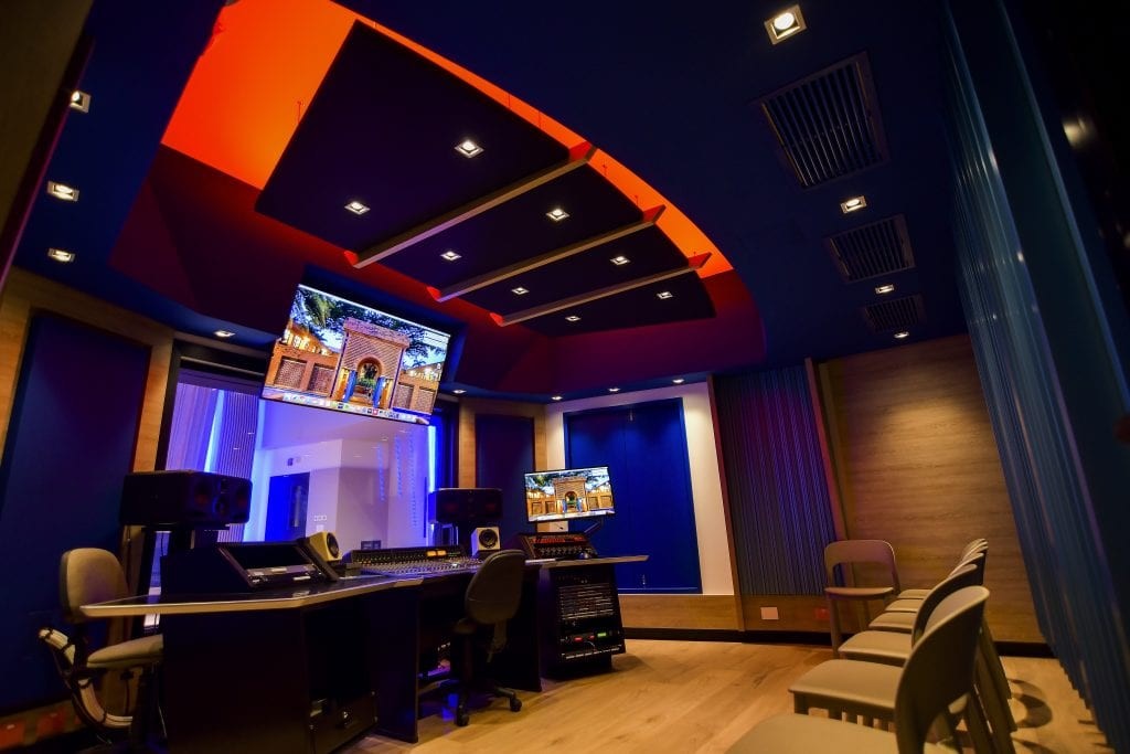 Universidad ICESI cutting-edge production studio with Dante technology