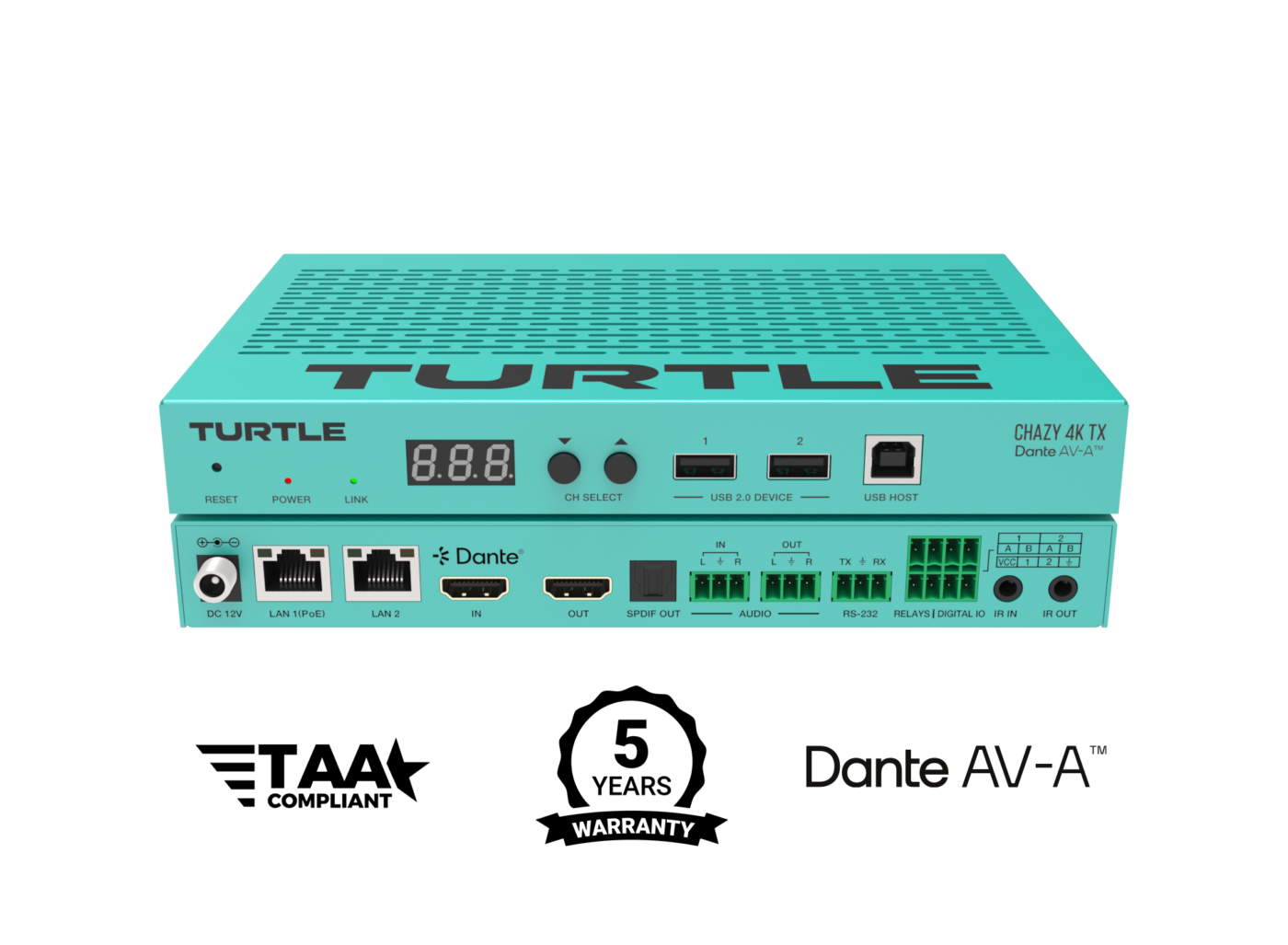 Tx Controller CHAZY 4K TX | Dante