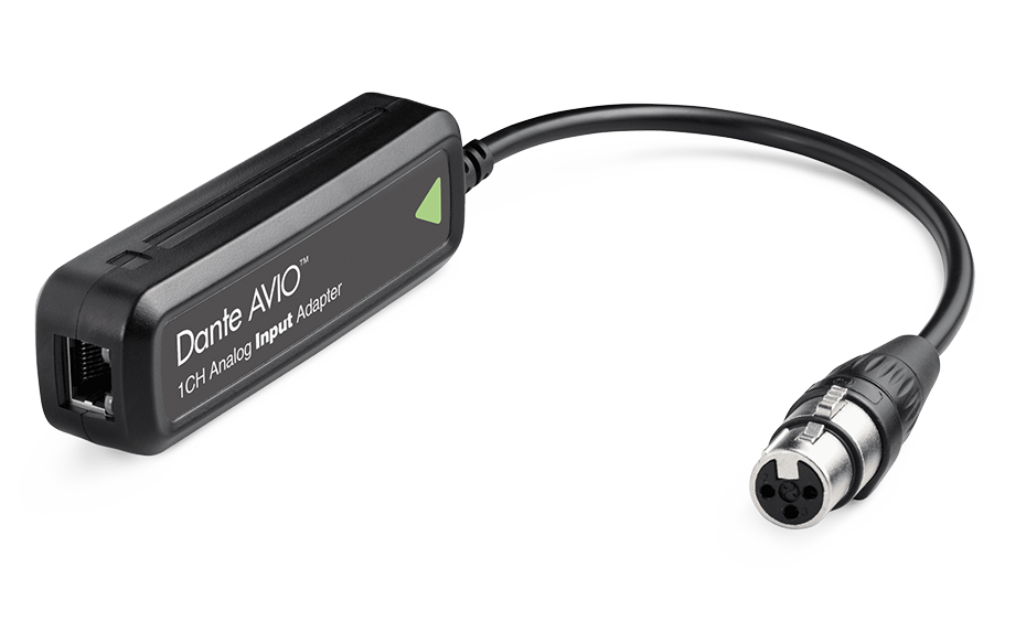Dante AVIO Analog Input Adapters